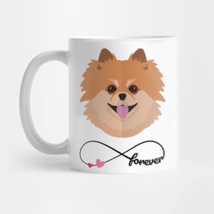 Pomeranian love forever Mug
